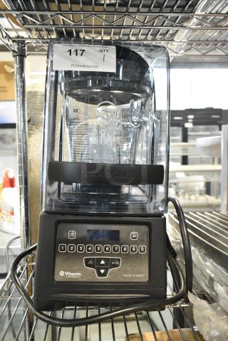 BRAND NEW SCRATCH AND DENT! 2024 Vita-Mix VM0222 Metal Commercial Countertop Blender w/ Pitcher and Dome Cover. 120 Volts, 1 Phase. Tested and Working!
