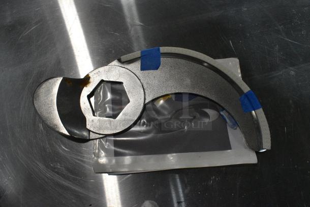 2 BRAND NEW SCRATCH AND DENT! Items Including Robot Coupe 118243S Replacement Fine Serrated Edge Blade and 92AUR23036 SharkBite Max™ UR23036 1/2" x 3/8" Brass Push-To-Connect Compression Angle Stop. 2 Times Your Bid! - Image 2 of 7