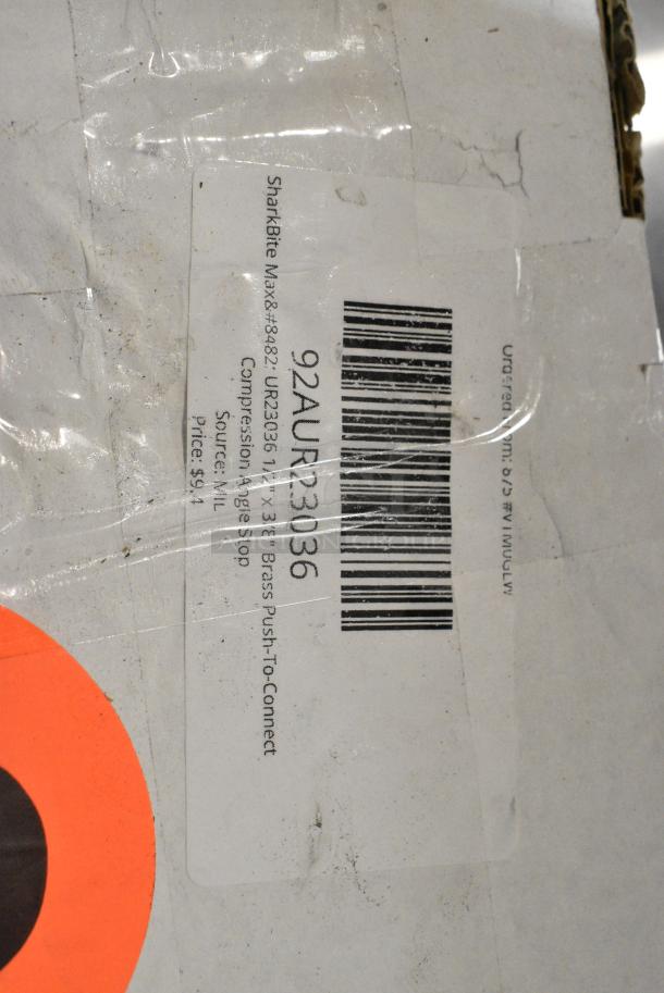 2 BRAND NEW SCRATCH AND DENT! Items Including Robot Coupe 118243S Replacement Fine Serrated Edge Blade and 92AUR23036 SharkBite Max™ UR23036 1/2" x 3/8" Brass Push-To-Connect Compression Angle Stop. 2 Times Your Bid! - Image 7 of 7