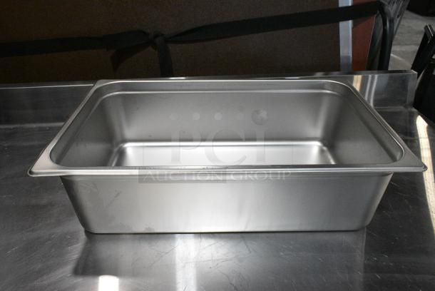12 BRAND NEW SCRATCH AND DENT! 4070069 Choice Full Size 6" Deep Anti-Jam Stainless Steel Steam Table / Hotel Pan - 24 Gauge. 12 Times Your Bid! - Image 2 of 4