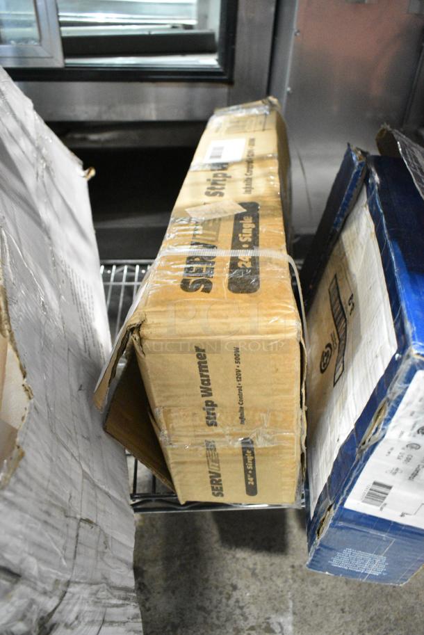 BRAND NEW SCRATCH AND DENT! ServIt 423SW24INCPA 24" Strip Warmer with Single Adjustable Infinite Control and Cord. 120 Volts, 1 Phase. - Image 2 of 6