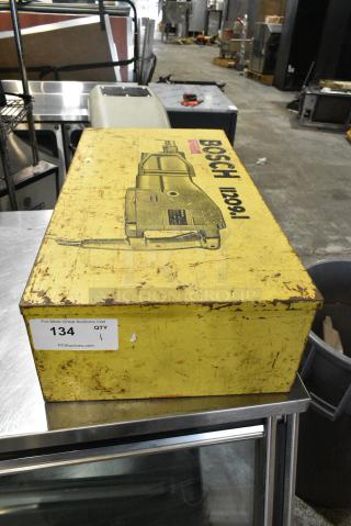Bosch Yellow Metal Tool Box w/ Contents.