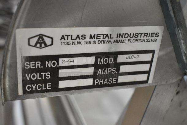 BRAND NEW SCRATCH AND DENT! Atlas DDC-4 Stainless Steel Commercial Buffet Station w/ Sneeze Guard. Tested and Working! - Image 5 of 5
