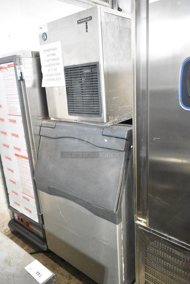 Hoshizaki F-1001MWH Stainless Steel Commercial Ice Head on Commercial Ice Bin. 208-230 Volts, 1 Phase. - Image 1 of 7