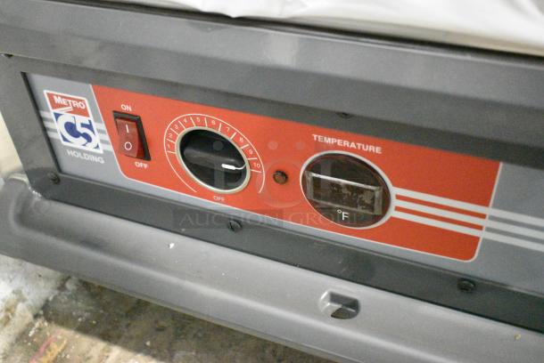 BRAND NEW SCRATCH AND DENT! 2022 Metro C519-HFC-U Stainless Steel Commercial Heated Holding Cabinet on Commercial Casters. 120 Volts, 1 Phase. Tested and Working! - Image 6 of 7