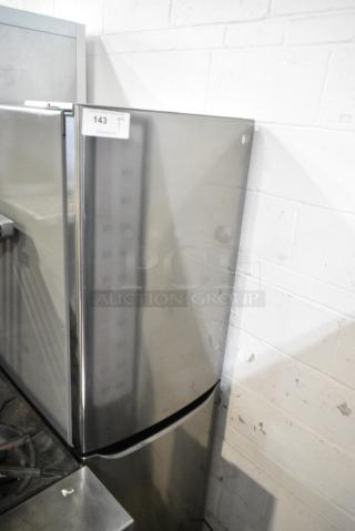 LG LBN10551PS/0G Stainless Steel French Style Door Cooler w/ Drawer Freezer. 115 Volts, 1 Phase. Tested and Working! - Item #1154504