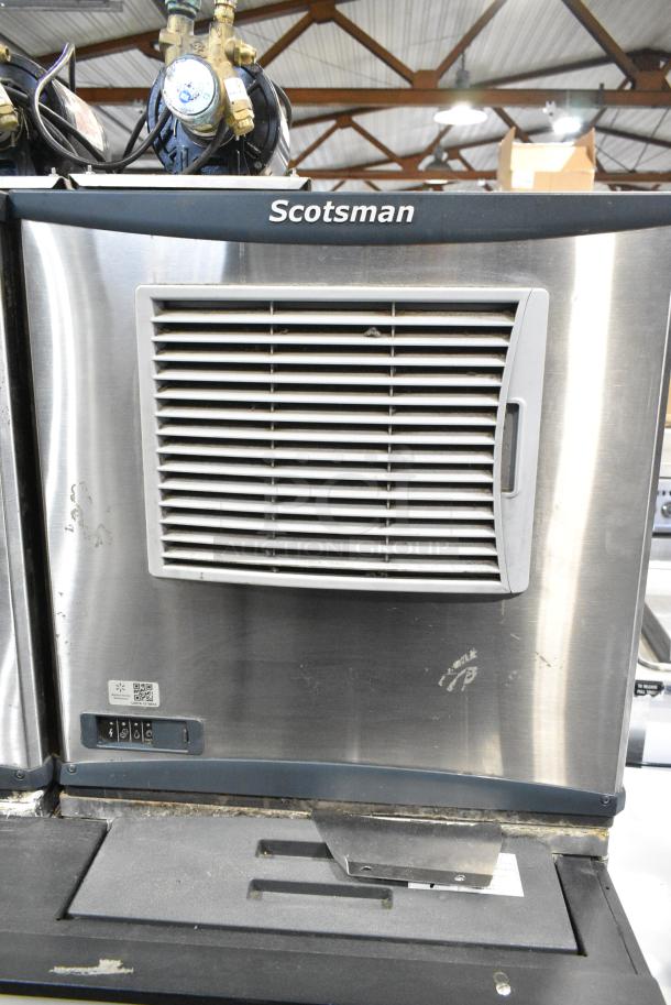 Two 2019 Scotsman C0522MA-1E Stainless Steel Commercial Ice Machine Head on Lancer Carbonated Beverage Machine w/ McCann's Econo Booster and 2 McCann's Motors. 115 Volts, 1 Phase. - Image 3 of 14