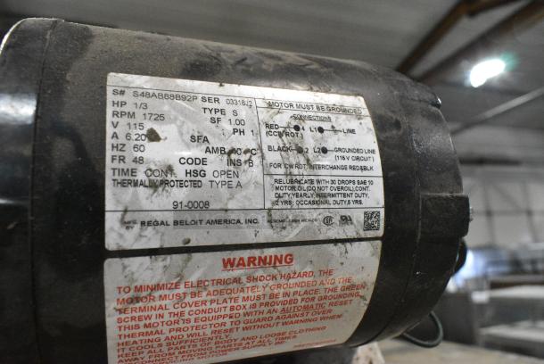 Two 2019 Scotsman C0522MA-1E Stainless Steel Commercial Ice Machine Head on Lancer Carbonated Beverage Machine w/ McCann's Econo Booster and 2 McCann's Motors. 115 Volts, 1 Phase. - Image 11 of 14