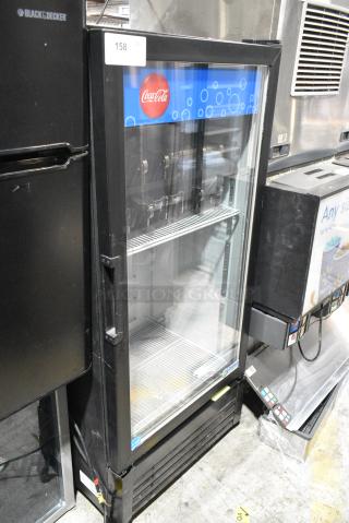 Imbera VR10 Metal Commercial Single Door Reach In Cooler Merchandiser w/ Poly Coated Racks. 115 Volts, 1 Phase. Tested and Working!