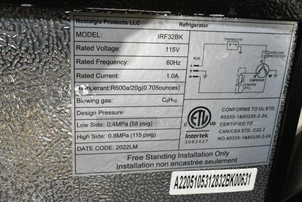 Igloo IRF32BK Mini Cooler. 115 Volts, 1 Phase. Tested and Powers On But Does Not Get Cold - Image 5 of 5