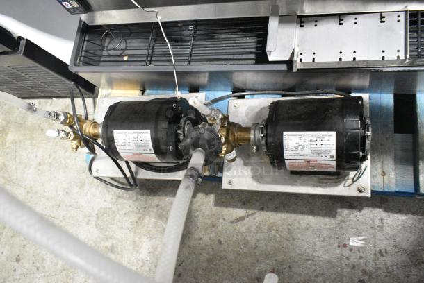 2023 Scotsman MC0522MA-1A Stainless Steel Commercial Ice Machine Head on Lancer Carbonated Beverage Machine w/ 2 McCann's Motors. 115 Volts, 1 Phase. - Image 8 of 10