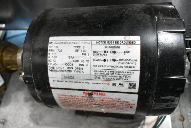 2023 Scotsman MC0522MA-1A Stainless Steel Commercial Ice Machine Head on Lancer Carbonated Beverage Machine w/ 2 McCann's Motors. 115 Volts, 1 Phase. - Image 9 of 10