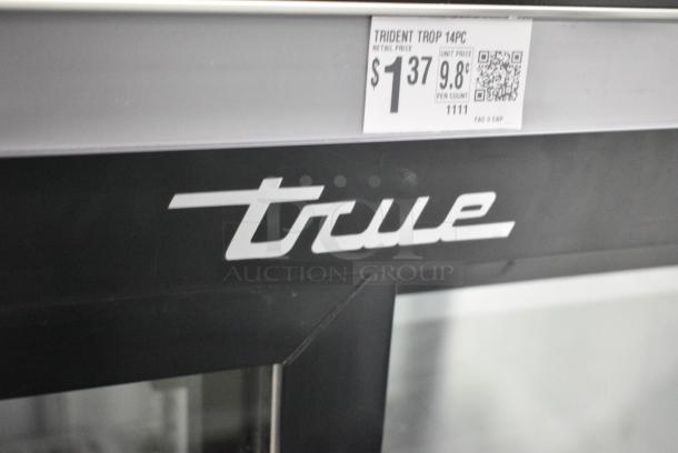 2017 True GDM-41SL-48-HC-LD Metal Commercial 2 Door Reach In Cooler Merchandiser w/ Poly Coated Racks. 115 Volts, 1 Phase. Tested and Working! - Image 2 of 5
