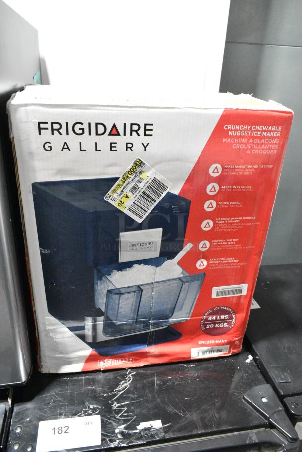 BRAND NEW IN BOX! Frigidaire EFIC256-NAVY Gallery 44 lbs. Touchscreen Nugget Ice Maker. - Image 1 of 2