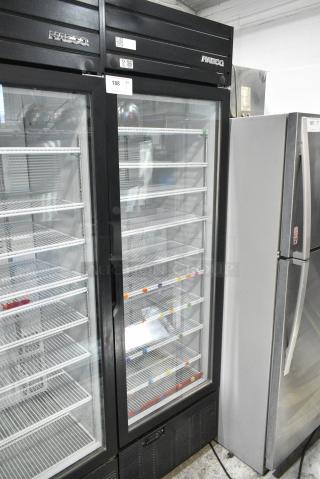 2019 Habco SE18 Metal Commercial Single Door Reach In Cooler Merchandiser w/ Poly Coated Racks. 115 Volts, 1 Phase. Tested and Working!