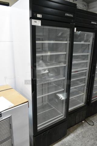 2019 Habco SE18 Metal Commercial Single Door Reach In Cooler Merchandiser w/ Poly Coated Racks. 115 Volts, 1 Phase. Tested and Working!