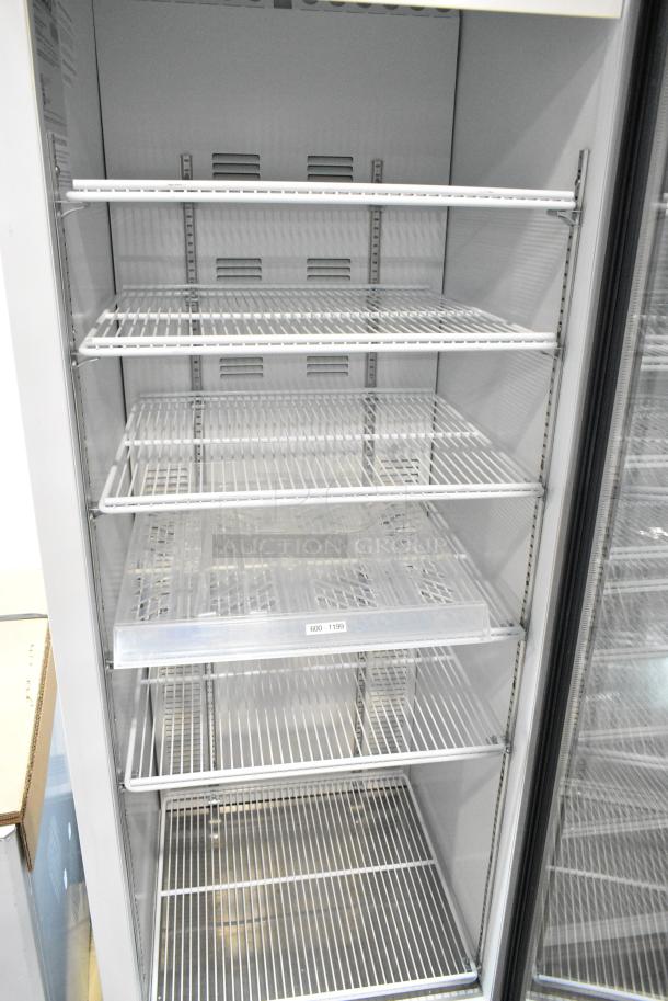 2019 Habco SE18 Metal Commercial Single Door Reach In Cooler Merchandiser w/ Poly Coated Racks. 115 Volts, 1 Phase. Tested and Working! - Image 3 of 4