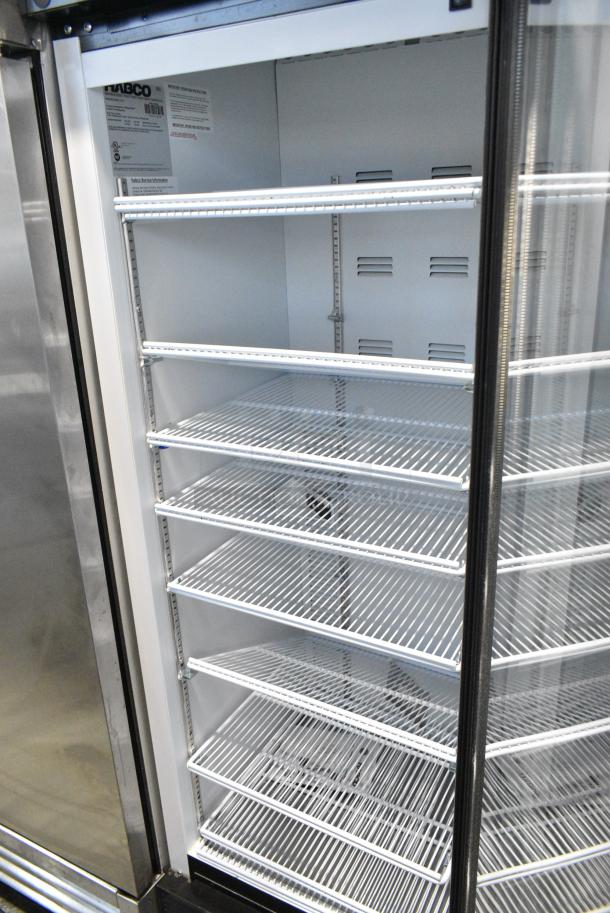 2019 Habco SE18 Metal Commercial Single Door Reach In Cooler Merchandiser w/ Poly Coated Racks. 115 Volts, 1 Phase. Tested and Working! - Image 3 of 4