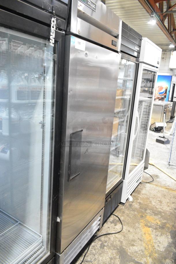 2018 True T-19F-HC Stainless Steel Commercial Single Door Reach In Freezer w/ Poly Coated Racks. 115 Volts, 1 Phase. Tested and Working! - Image 3 of 5