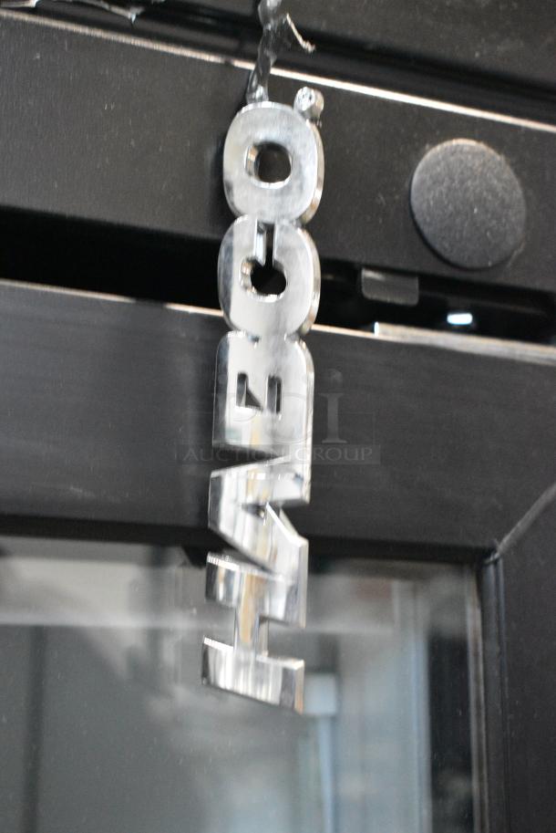 2019 Habco SE18 Metal Commercial Single Door Reach In Cooler Merchandiser w/ Poly Coated Racks. 115 Volts, 1 Phase. Tested and Working! - Image 2 of 4