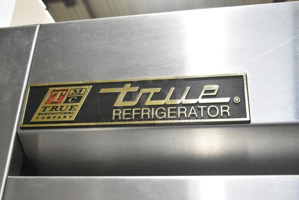 True T-23 Stainless Steel Commercial Single Door Reach In Cooler w/ Poly Coated Racks. 115 Volts, 1 Phase. Tested and Powers On But Does Not Get Cold - Image 3 of 5