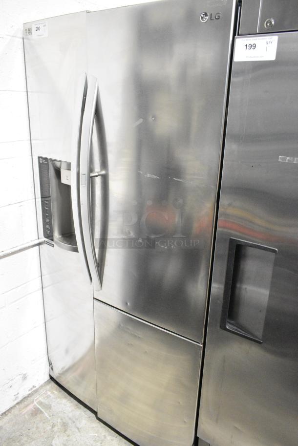 LG LSXS26366S/05 Stainless Steel Cooler w/ Freezer. 115 Volts, 1 Phase. Tested and Working! - Image 1 of 10
