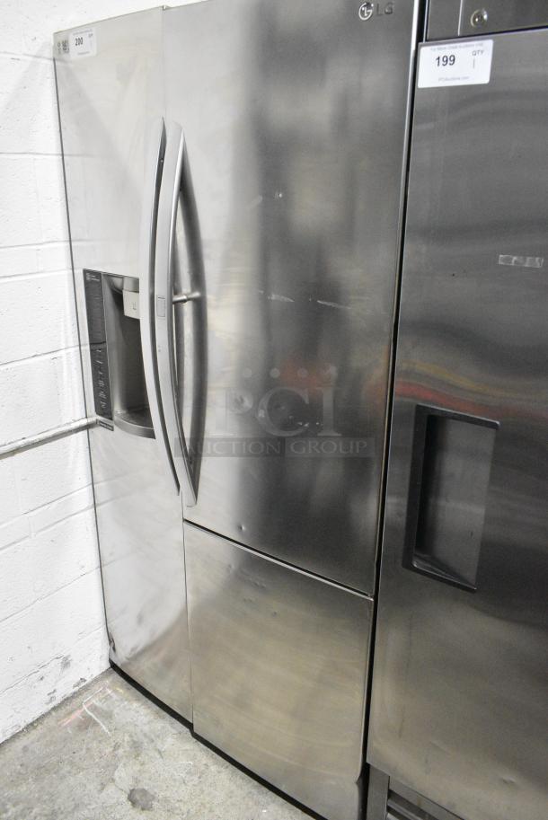 LG LSXS26366S/05 Stainless Steel Cooler w/ Freezer. 115 Volts, 1 Phase. Tested and Working! - Image 2 of 10