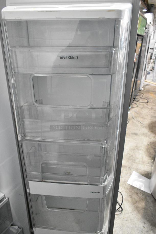 LG LSXS26366S/05 Stainless Steel Cooler w/ Freezer. 115 Volts, 1 Phase. Tested and Working! - Image 5 of 10