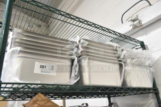 18 Stainless Steel Full Size Drop In Bins. 18 Times Your Bid!