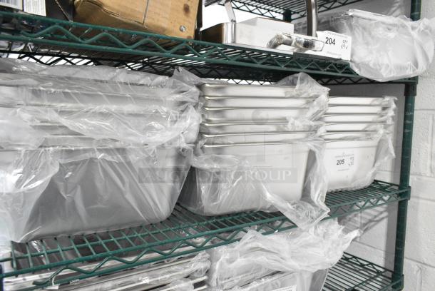 18 BRAND NEW SCRATCH AND DENT! Stainless Steel Full Size Drop In Bins. 1/1x6. 18 Times Your Bid! - Image 1 of 3