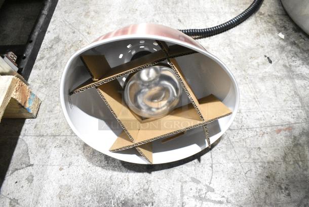 BRAND NEW SCRATCH AND DENT! ServIt 423HLR85CR Retractable Cord Ceiling Mount Heat Lamp with Modern Copper Finish Round Dome Shade - Image 2 of 5