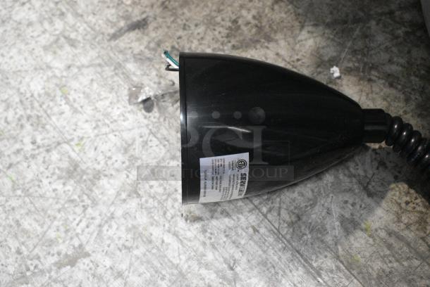 BRAND NEW SCRATCH AND DENT! ServIt 423HLR85CR Retractable Cord Ceiling Mount Heat Lamp with Modern Copper Finish Round Dome Shade - Image 4 of 5