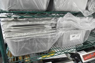 12 BRAND NEW SCRATCH AND DENT! Stainless Steel Full Size Drop In Bins. 1/1x6. 12 Times Your Bid!