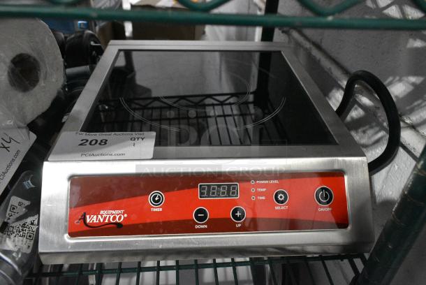 BRAND NEW SCRATCH AND DENT! 2024 Avantco 177IC3500 Stainless Steel Comercial Countertop Induction Range / Cooker. 208-240 Volts, 1 Phase. - Image 1 of 5