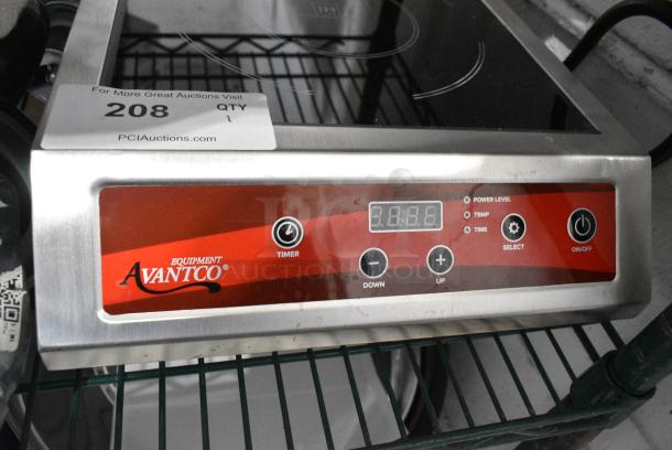 BRAND NEW SCRATCH AND DENT! 2024 Avantco 177IC3500 Stainless Steel Comercial Countertop Induction Range / Cooker. 208-240 Volts, 1 Phase. - Image 3 of 5