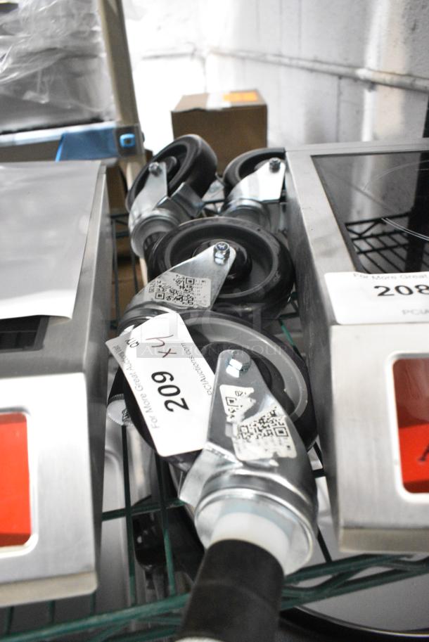 BRAND NEW SCRATCH AND DENT! Lot of 4 Commercial Casters. - Image 1 of 3