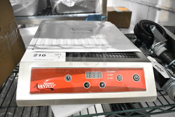 BRAND NEW SCRATCH AND DENT! 2023 Avantco 177IC3500 Stainless Steel Commercial Countertop Induction Range / Cooker. 208-240 Volts, 1 Phase. - Image 1 of 6