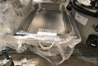 BRAND NEW SCRATCH AND DENT! Stainless Steel Chafer Frame w/ Drop In Bin