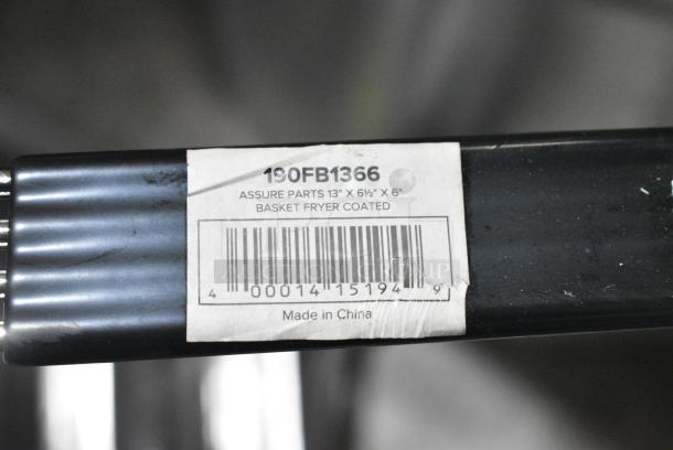 3 BRAND NEW SCRATCH AND DENT! 190FB1366 13 1/4" x 6 1/2" x 5 7/8" Fryer Basket with Front Hook. 3 Times Your Bid! - Image 5 of 5