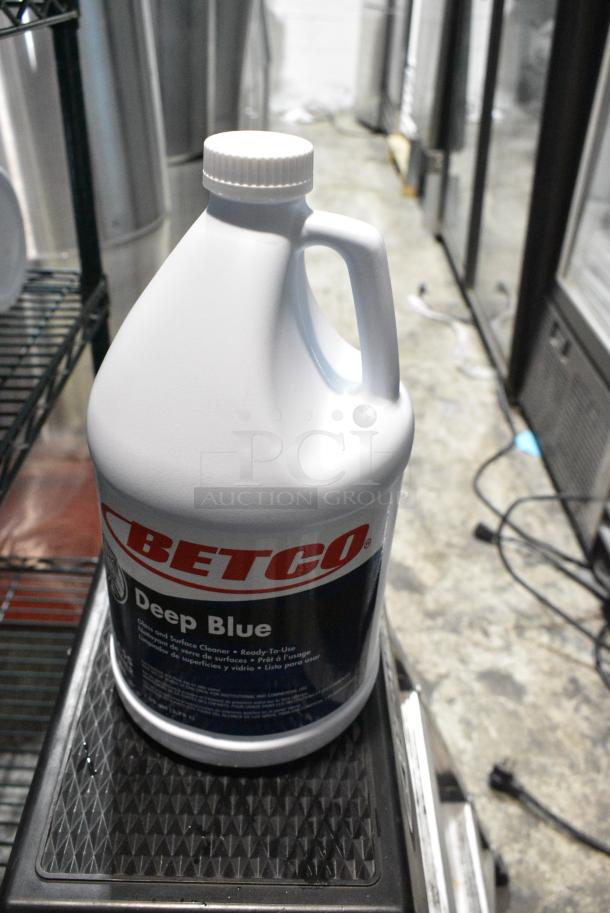 11 BRAND NEW SCRATCH AND DENT! Betco Deep Blue Glass and Surface Cleaner Jugs. 11 Times Your Bid! - Image 1 of 3