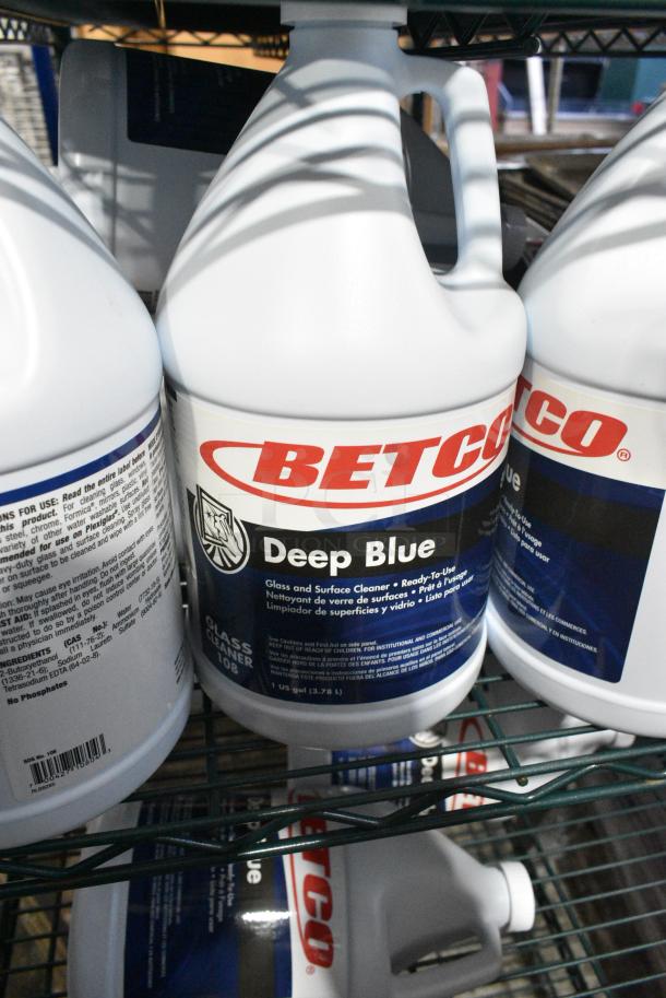 23 BRAND NEW SCRATCH AND DENT! Betco Deep Blue Glass and Surface Cleaner Jugs. 23 Times Your Bid! - Image 1 of 3