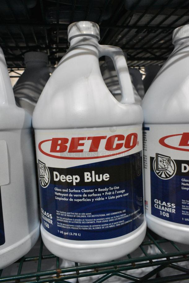 28 BRAND NEW SCRATCH AND DENT! Betco Deep Blue Glass and Surface Cleaner Jugs. 28 Times Your Bid! - Image 1 of 3