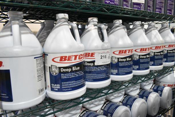 28 BRAND NEW SCRATCH AND DENT! Betco Deep Blue Glass and Surface Cleaner Jugs. 28 Times Your Bid! - Image 2 of 3