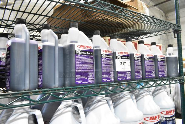 40 BRAND NEW SCRATCH AND DENT! Betco Quat-Stat 5 One Step Disinfectant Virucide Cleaner Jugs. 40 Times Your Bid! - Image 1 of 3