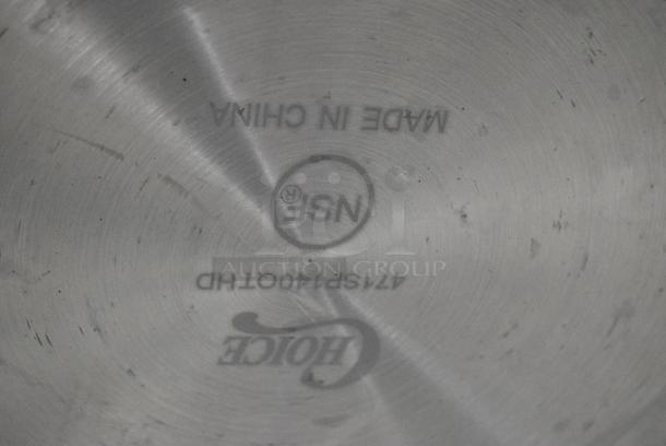 3 BRAND NEW SCRATCH AND DENT! Choice 471SP140QTHD 140 Qt. Heavy Weight Aluminum Stock Pot. 3 Times Your Bid! - Image 3 of 3
