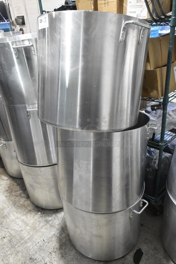 3 BRAND NEW SCRATCH AND DENT! Choice 471SP140QTHD 140 Qt. Heavy Weight Aluminum Stock Pot. 3 Times Your Bid! - Image 2 of 4