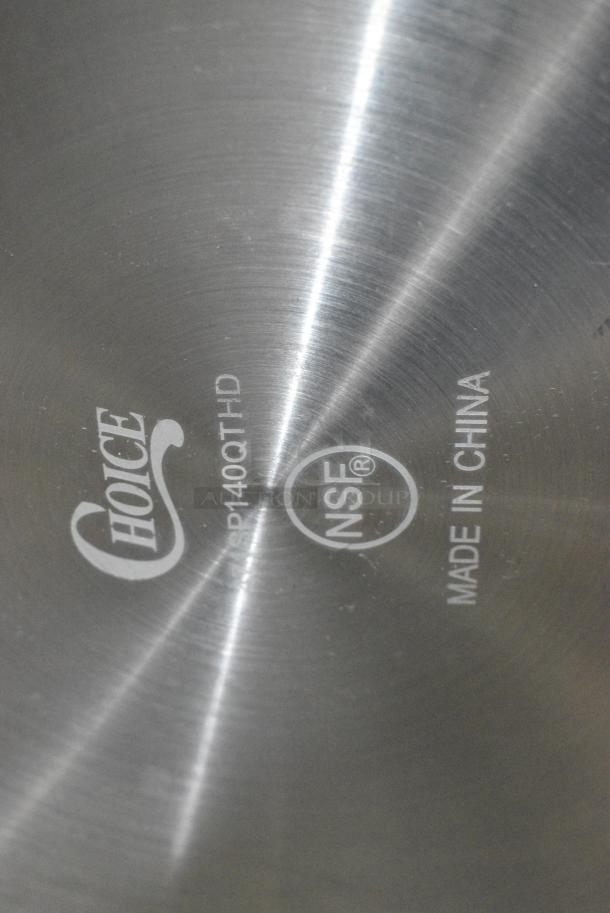 3 BRAND NEW SCRATCH AND DENT! Choice 471SP140QTHD 140 Qt. Heavy Weight Aluminum Stock Pot. 3 Times Your Bid! - Image 4 of 4
