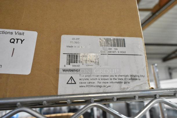 BRAND NEW SCRATCH AND DENT! Cone Cabinet Merchandiser. - Image 3 of 3