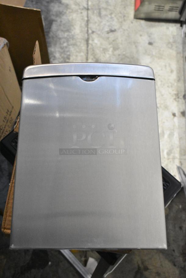 BRAND NEW SCRATCH AND DENT! Bobrick B-270 Stainless Steel Sanitary Napkin Receptacle - Image 1 of 6