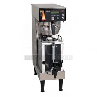 BRAND NEW SCRATCH AND DENT! 2024 Bunn SINGLE AXIOM 15 38700.0043 Stainless Steel Commercial Countertop Single 1 Gallon Coffee Brewer with Portable Server. 120 Volts, 1 Phase.